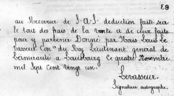 This research French Court document is dated November 4, 1721 and about to Barthélemy Petitpas.